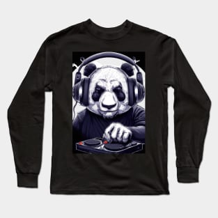 DJ Panda Music Long Sleeve T-Shirt